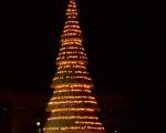 Fa strano vedere l'albero di Natale qui...